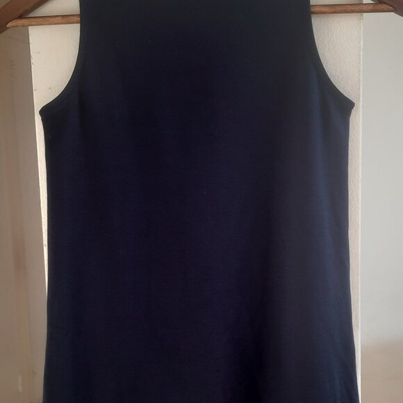 Girl's Sleeveless Dress PLACE – Size 7/8 – Blue & Black – Excellent Condition - Picture 5 of 6